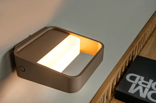 Lucide SILVI - Rechargeable Wall light - Battery pack - LED Dim. - 1x3,7W 2700K - Coffee | Premium - atmosphere 2